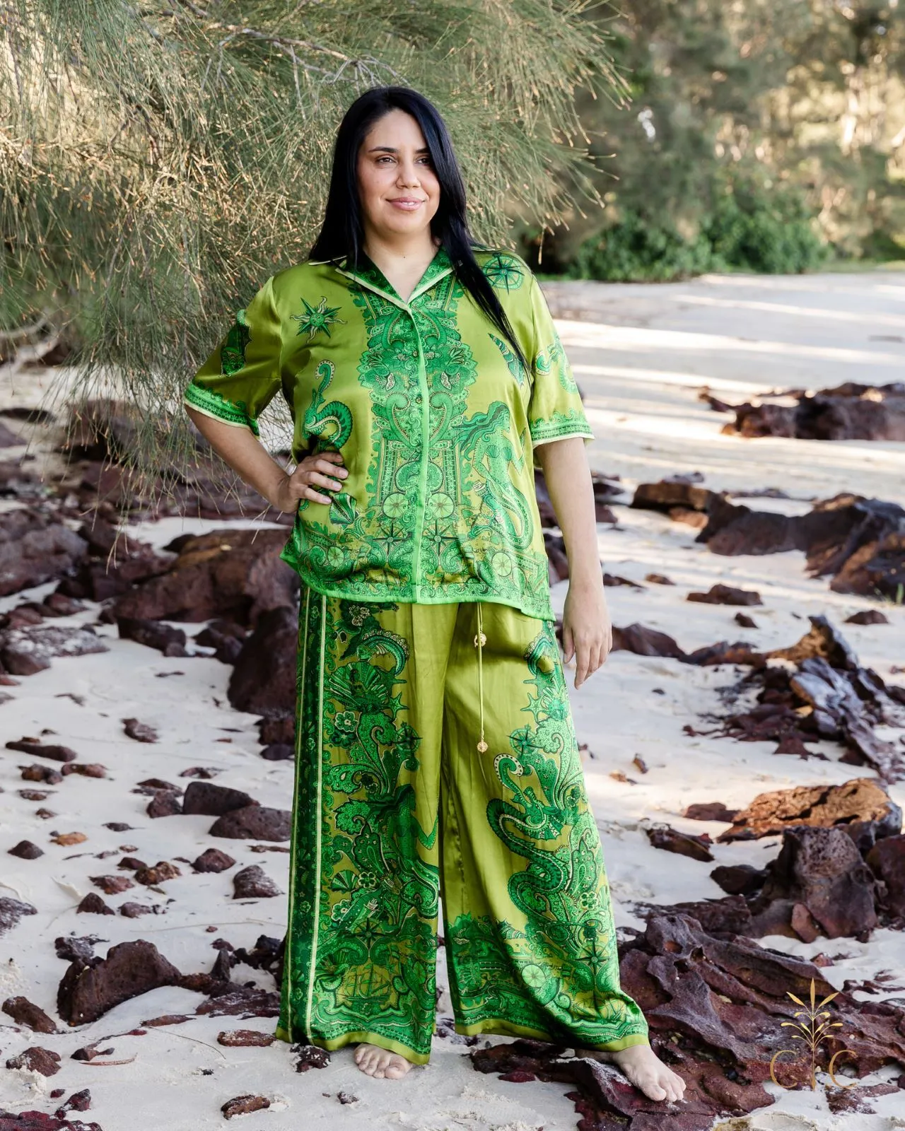 Alémais Solaris Silk Pant