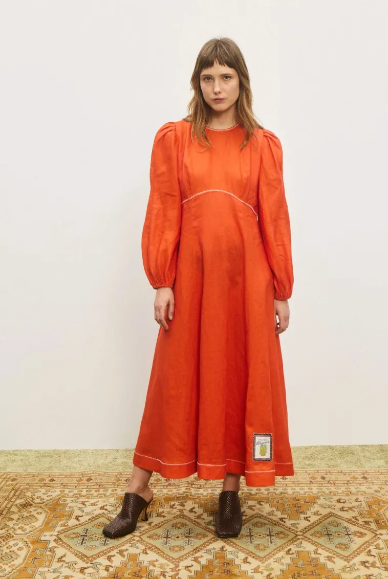 Alémais Contessa Long Sleeve Midi