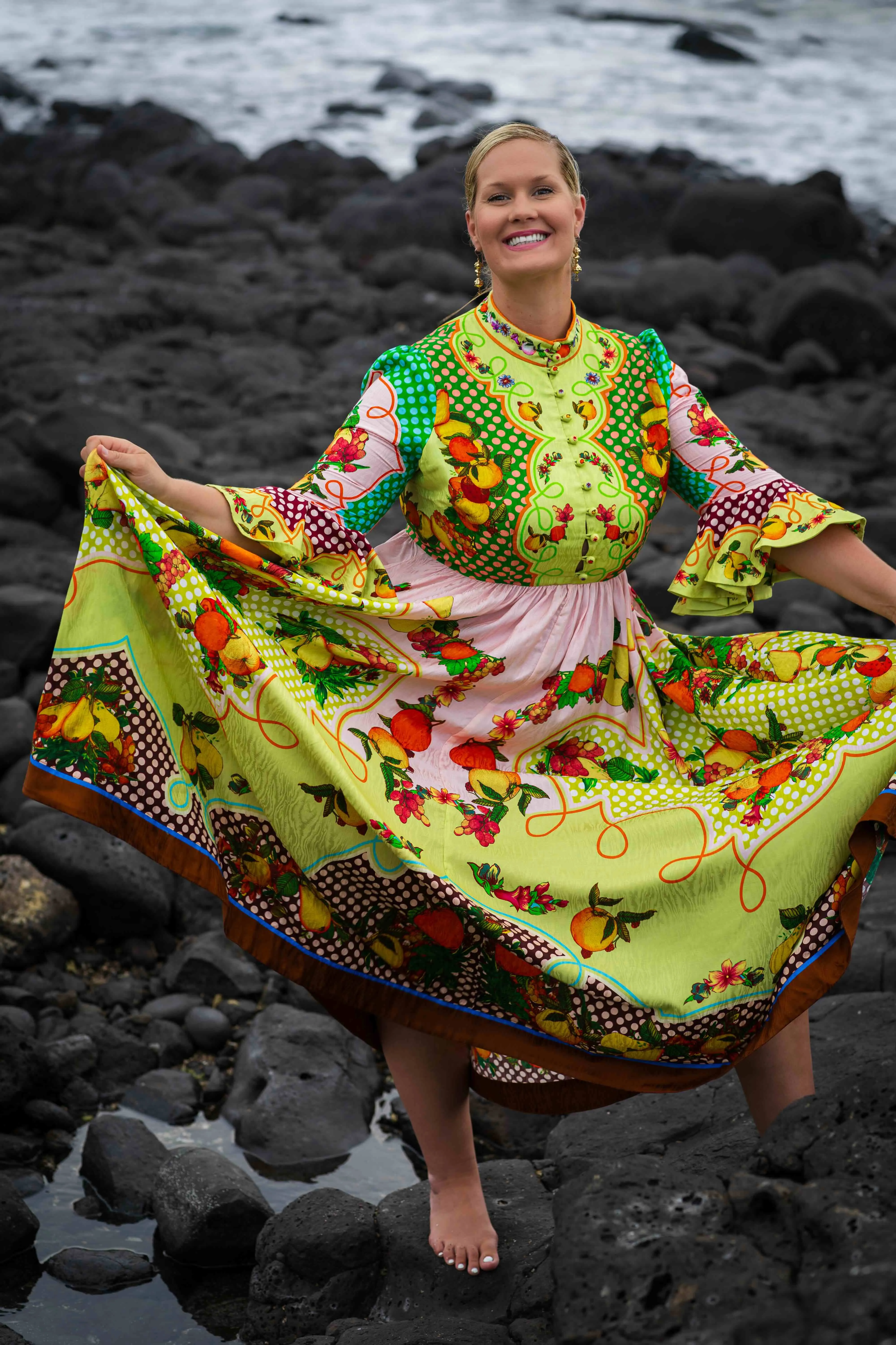 Alémais Lemonis Jacquard Midi 