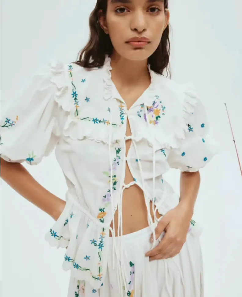 Alémais Willa Embroidered Blouse