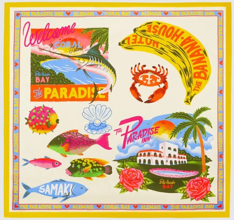 Alémais Samaki Silk Scarf