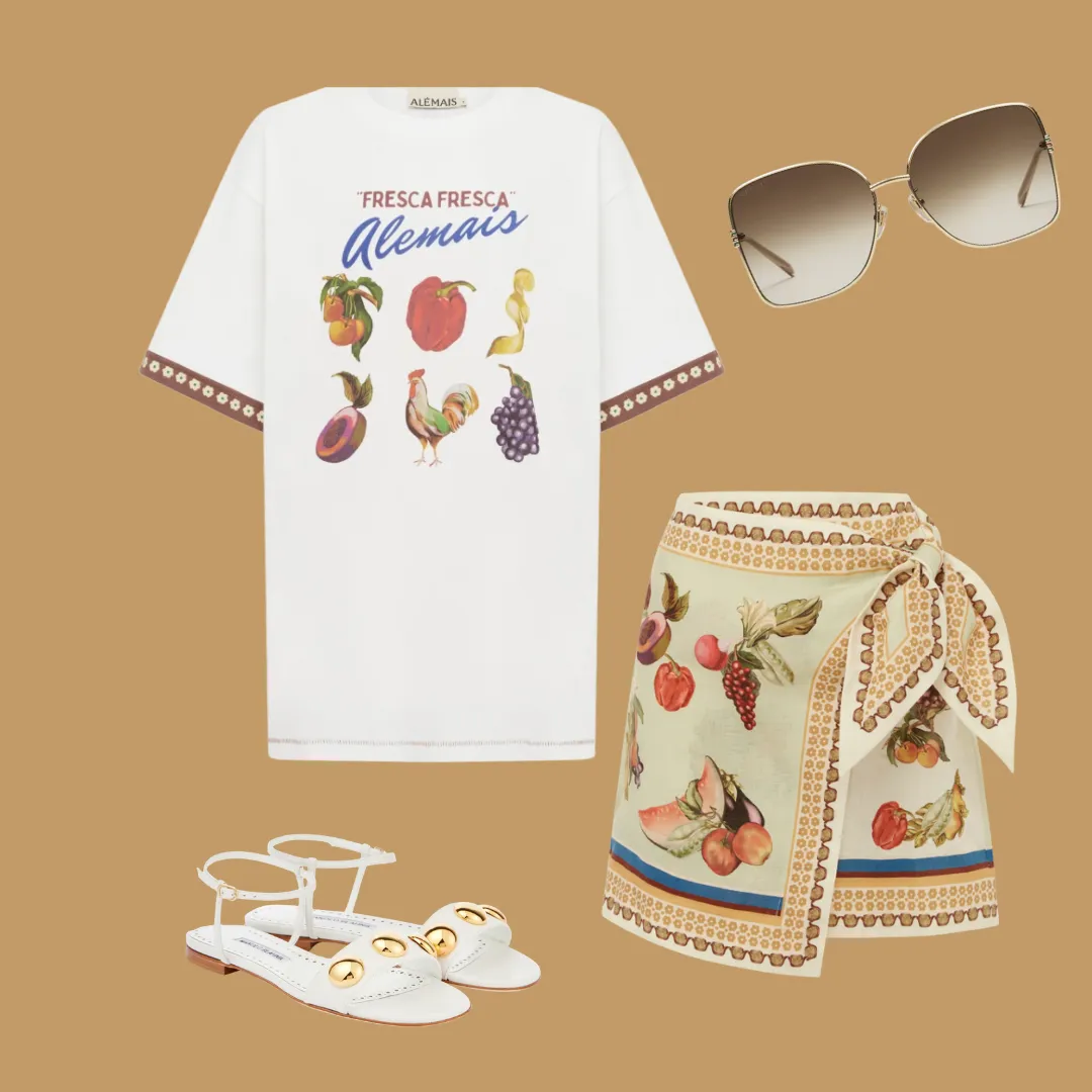 Alémais Mercado Set - Tee and Skirt