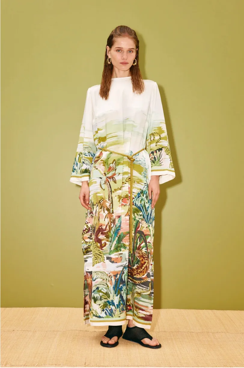 Alémais Jungle Boogie Silk Midi