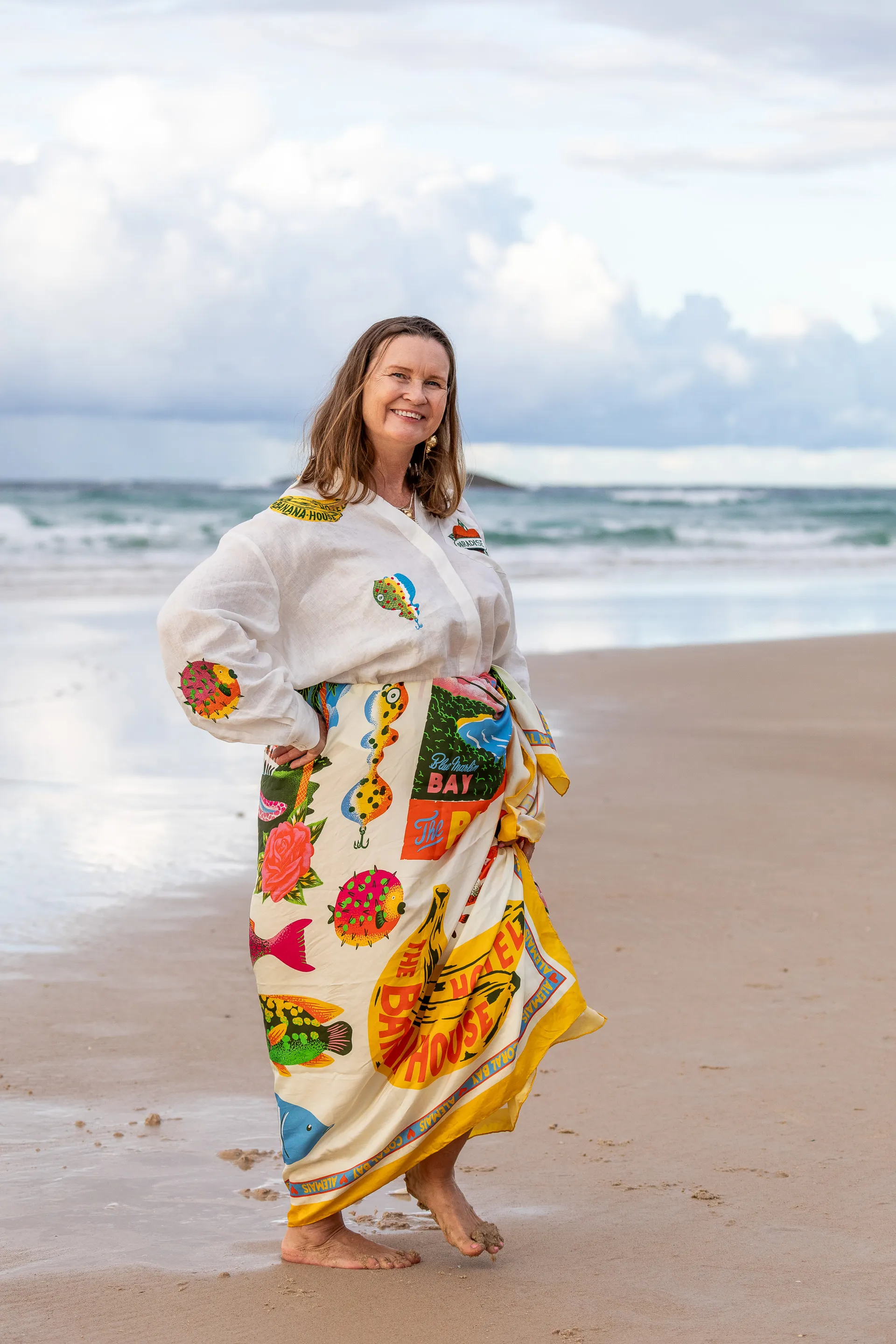 Alémais Clam Embroidered Shirt