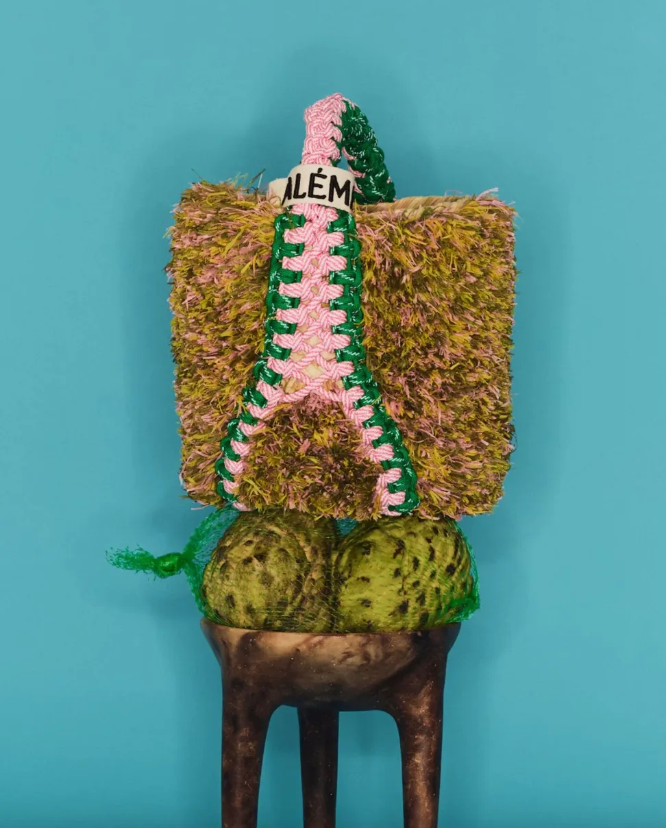 Alémais Monte Fringe Macrame Basket