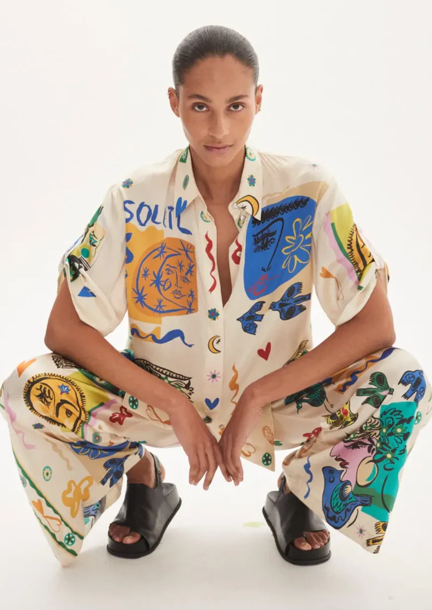 Alémais Soleil Silk Shirt