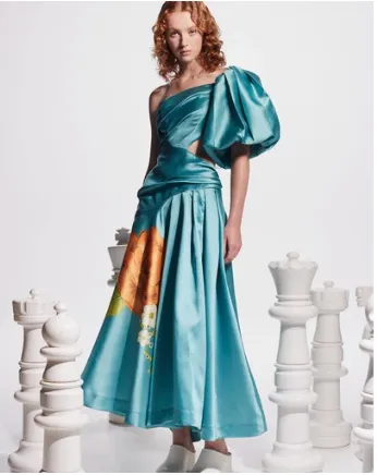 Alémais Regent Gown Jade