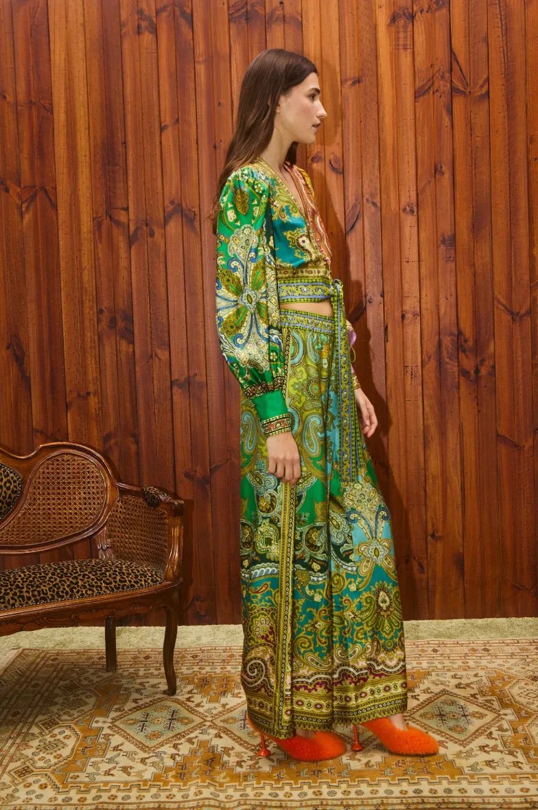 Alémais Clemenza Set - Cropped Blouse and Pant