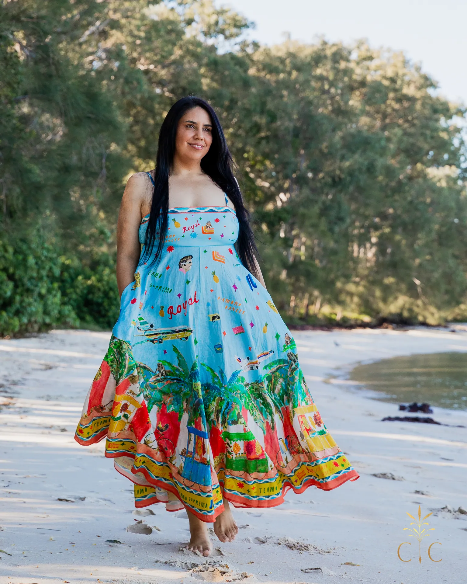 Alémais All Aboard Sundress