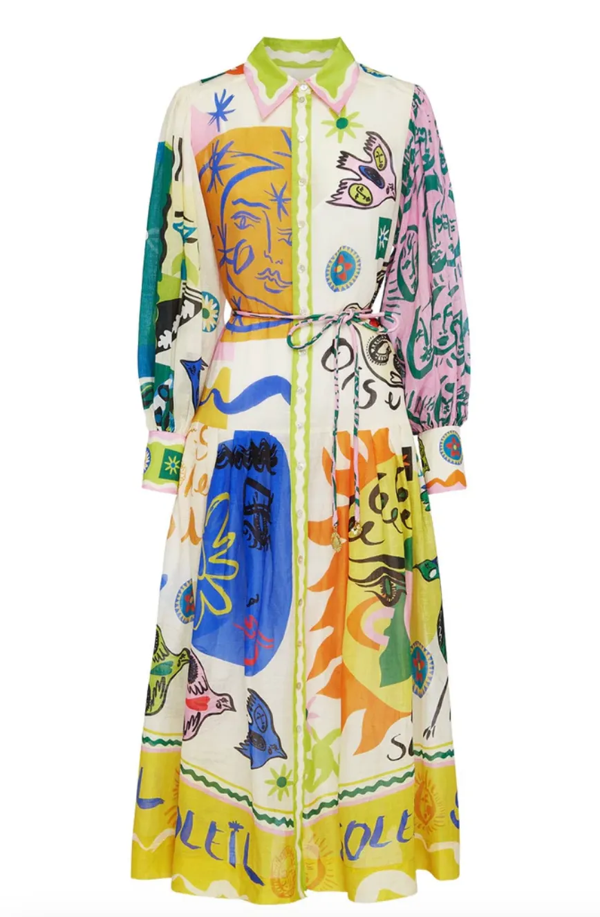 Alémais Soleil Shirtdress Size 10