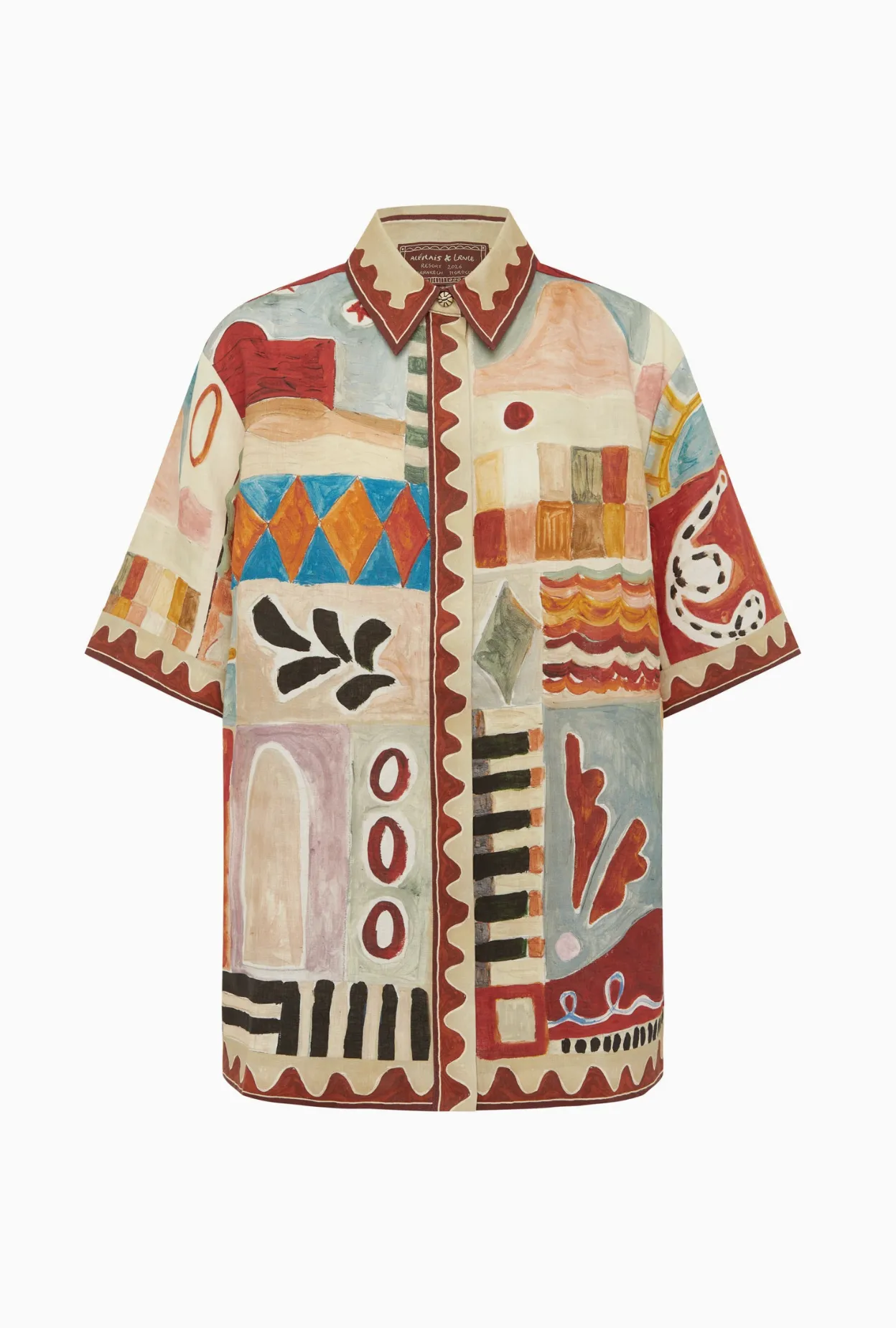 Alémais Michelle Linen Set - Shirt and Short