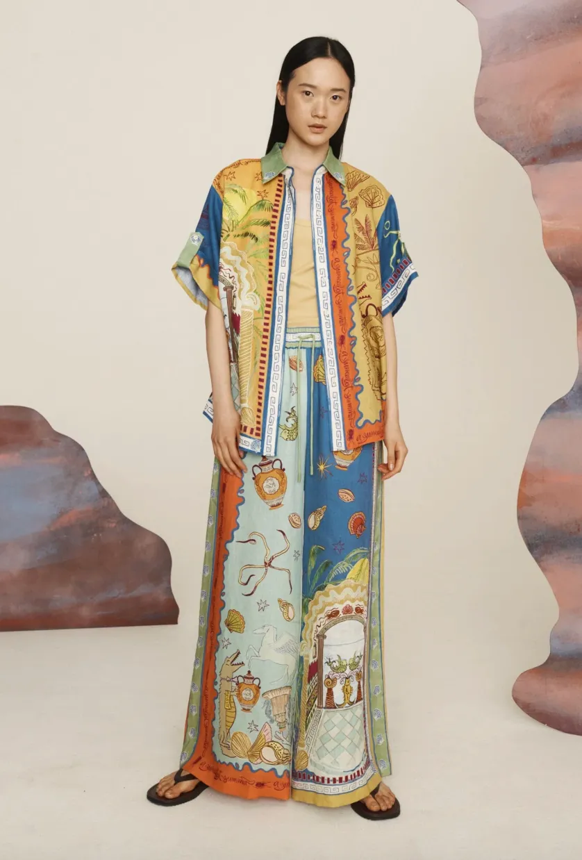 Alémais Surrealist Summer Shirt