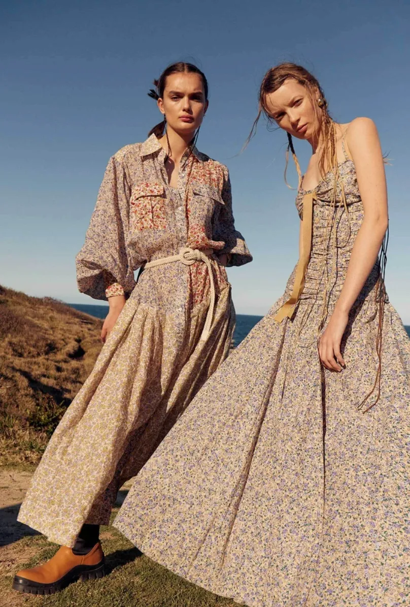 Alémais Lucia Patchwork Shirtdress