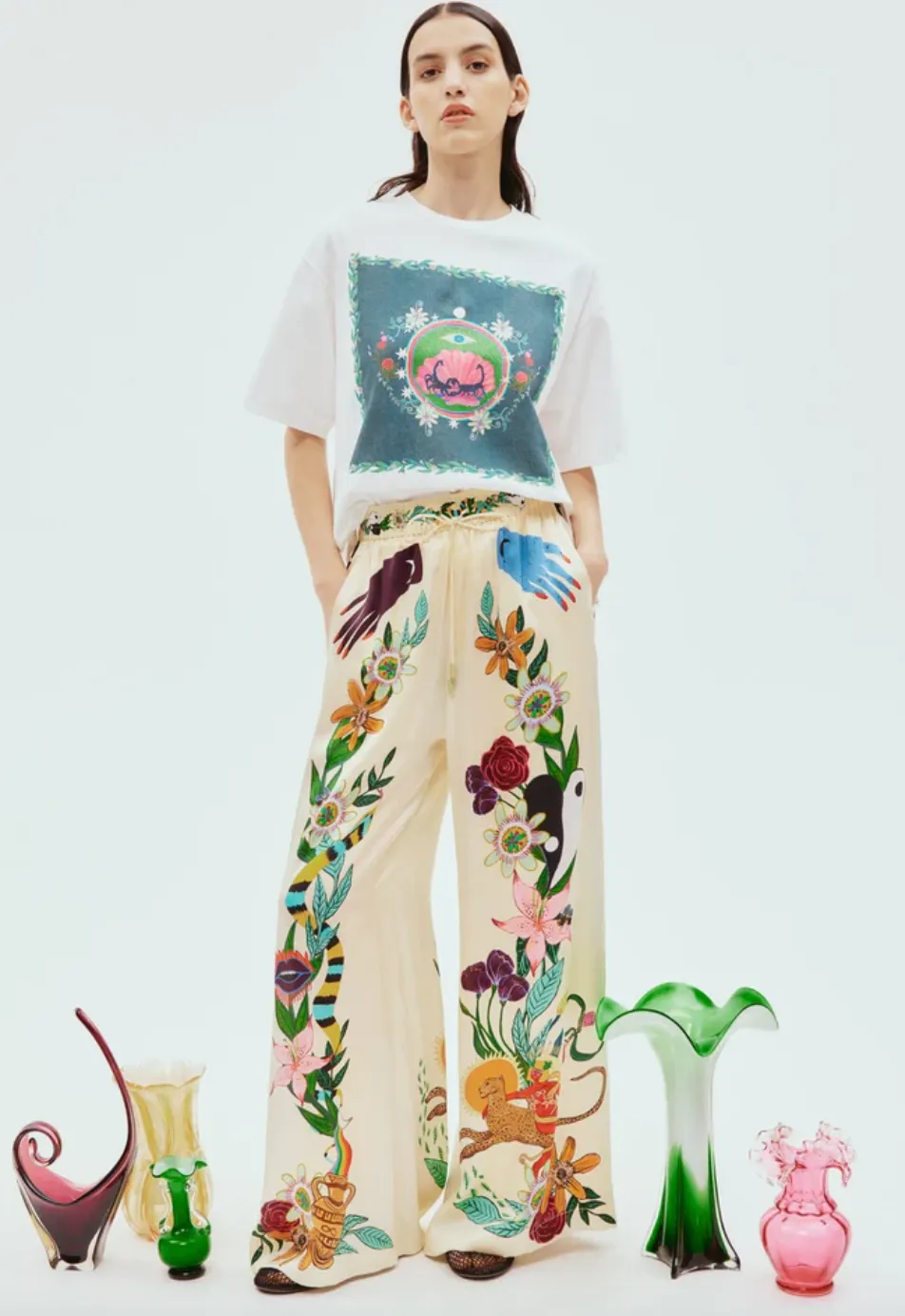 Alémais Meagan Silk Pant Size 6