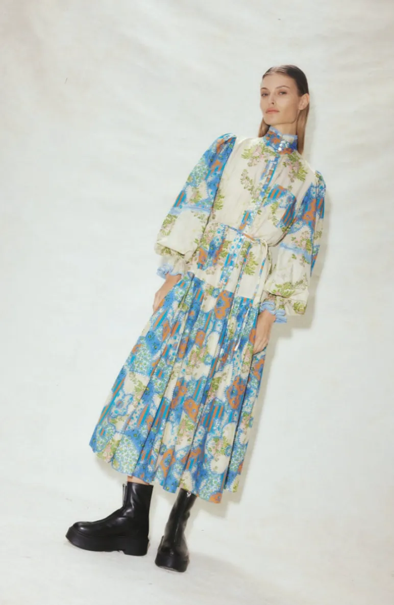 Alémais Skye Patchwork Shirtdress