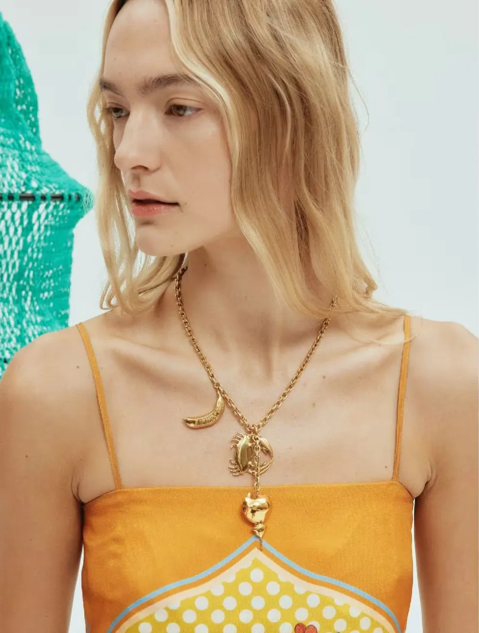 Alémais Banana House Charm Necklace