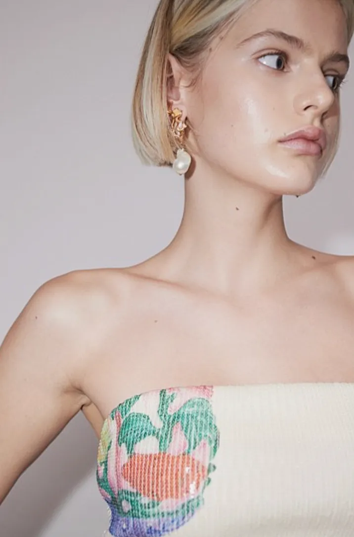 Alémais Curio Pearl Drop Earrings