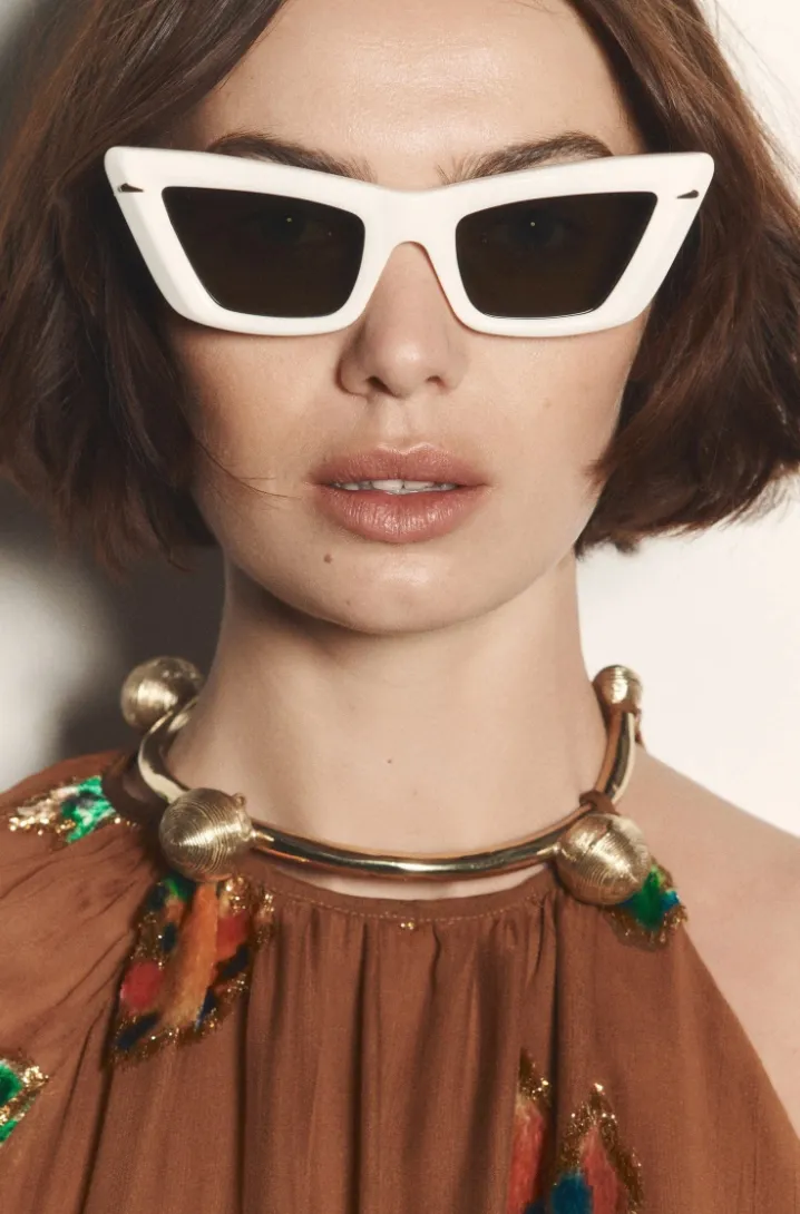 Alémais x Le Specs Lucia Ecru