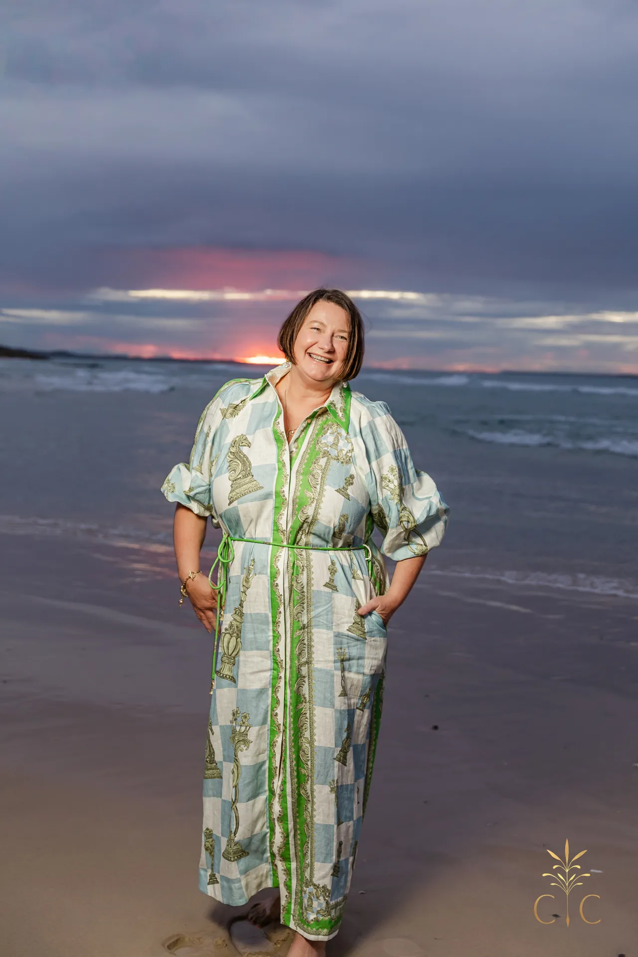 Alémais Checkmate Shirtdress