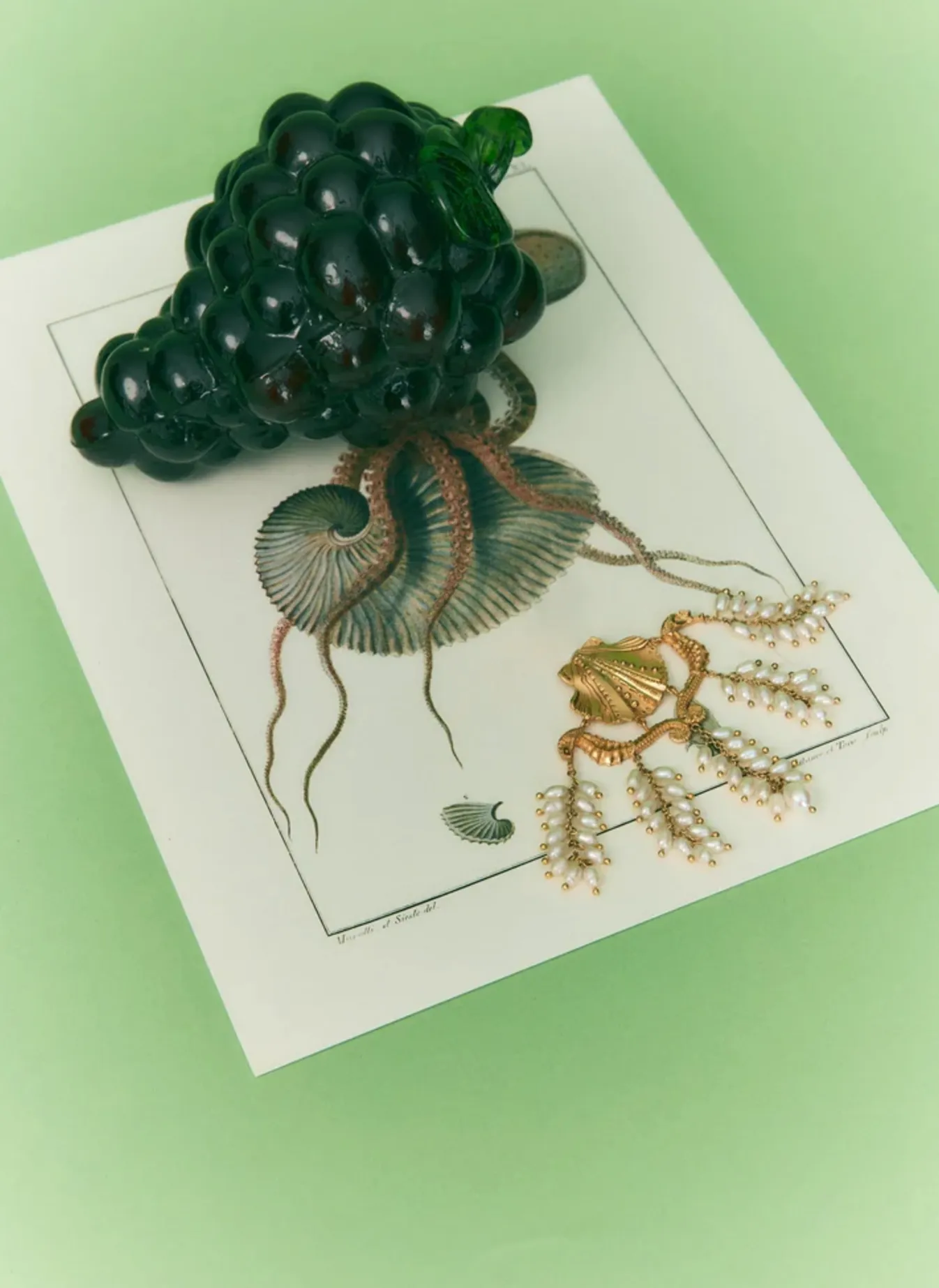 Alémais Curio Pearl Chandelier Brooch