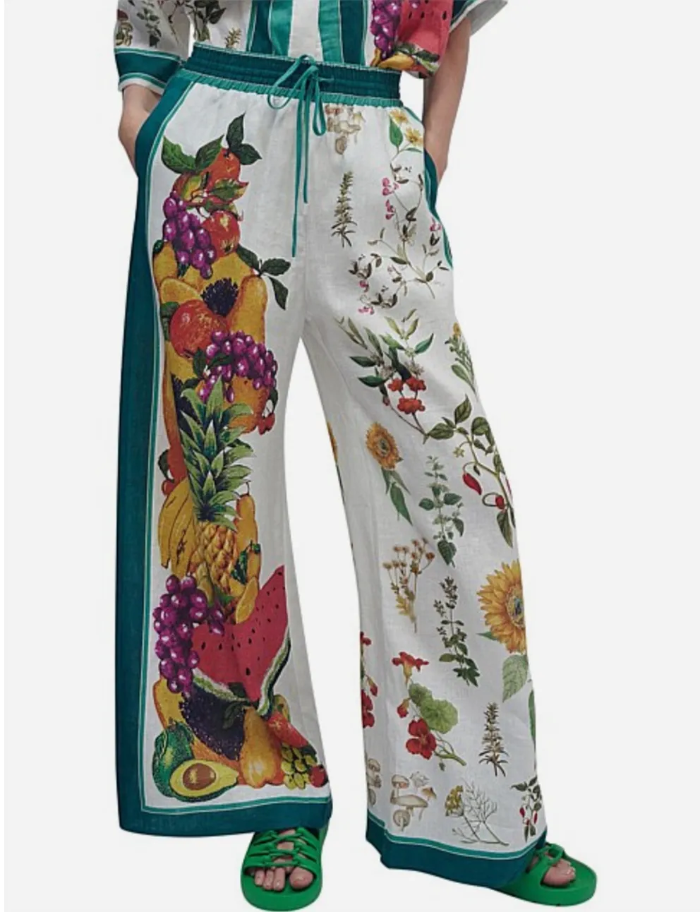 Alémais Frutta Scarf Border Pant