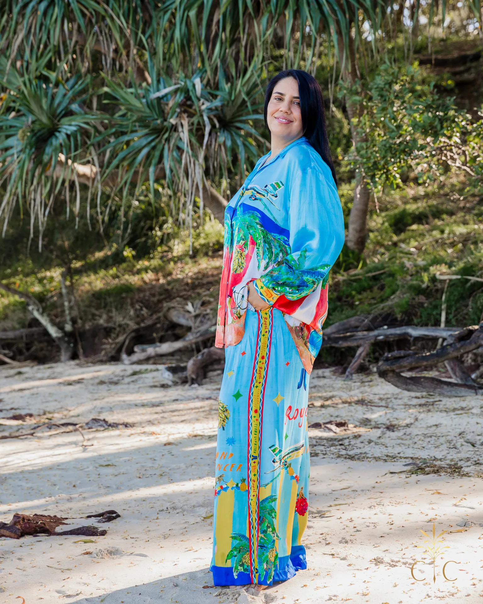 Alémais All Aboard Silk Pant 