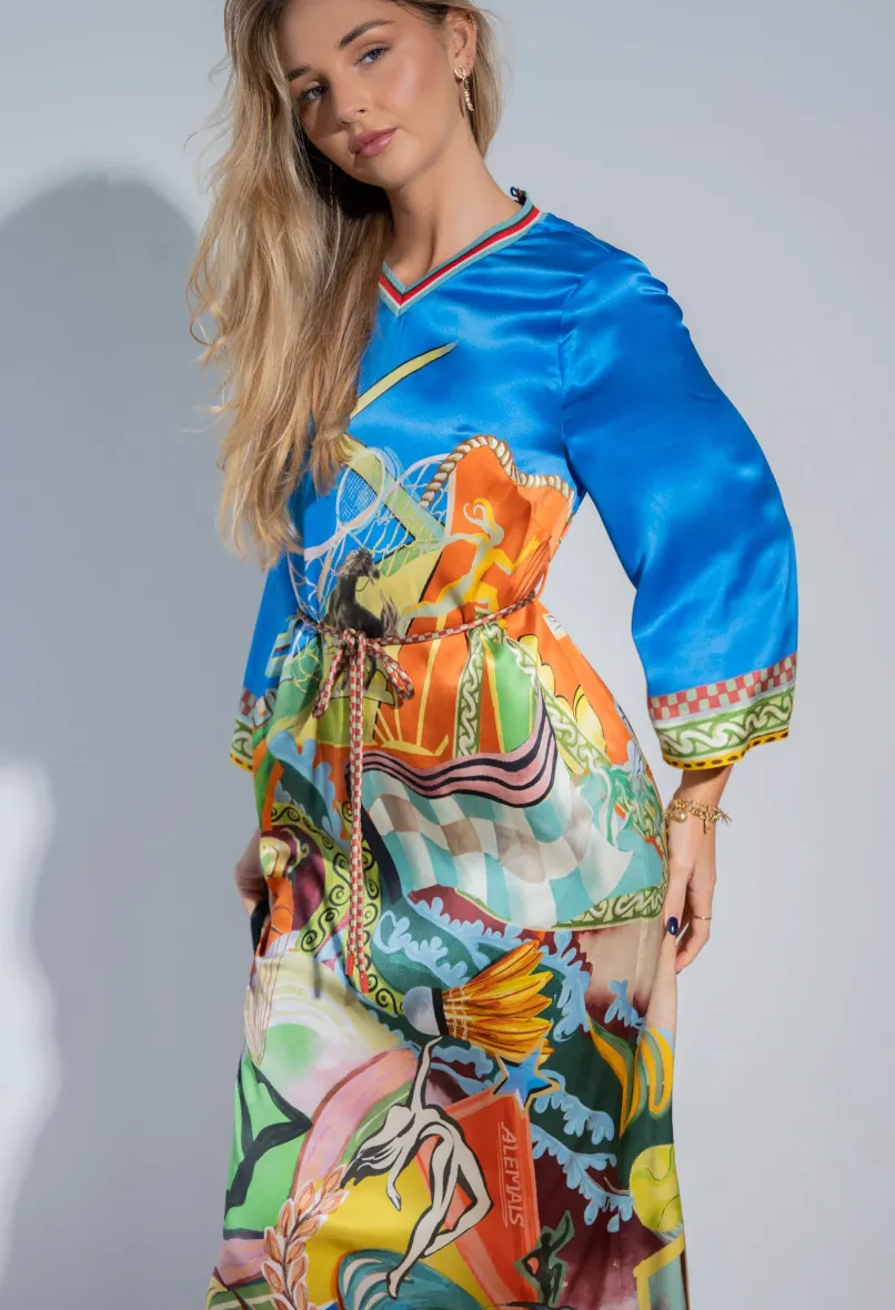 Alémais Lucky Pace Silk Midi