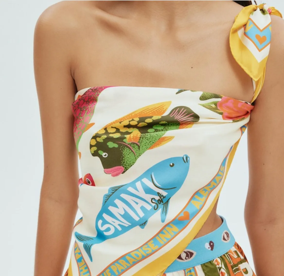 Alémais Samaki Silk Scarf