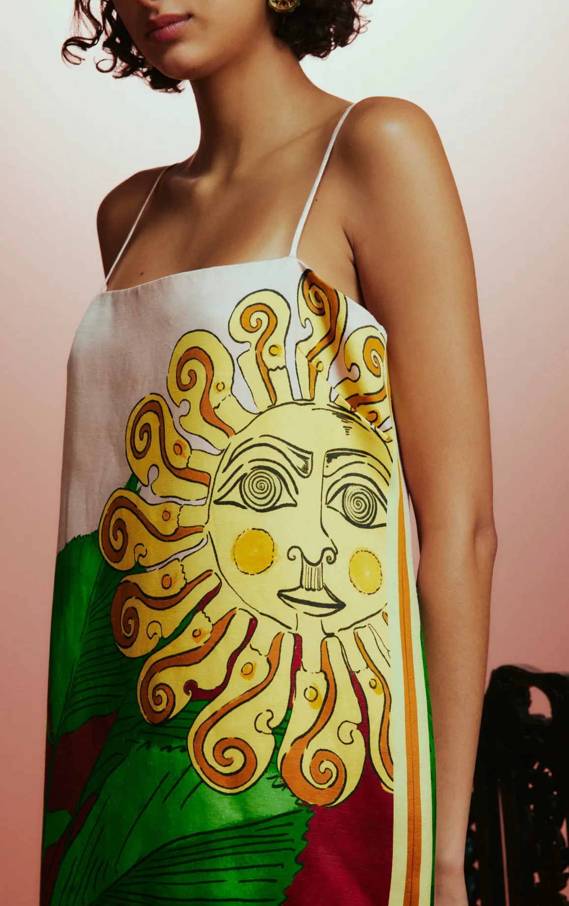 Alémais Tiger Slip Dress