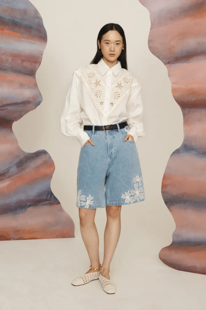 Alémais Charlene Denim Short