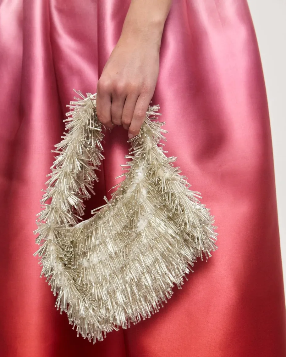 Alémais Cindy Mini Beaded Barrel bag