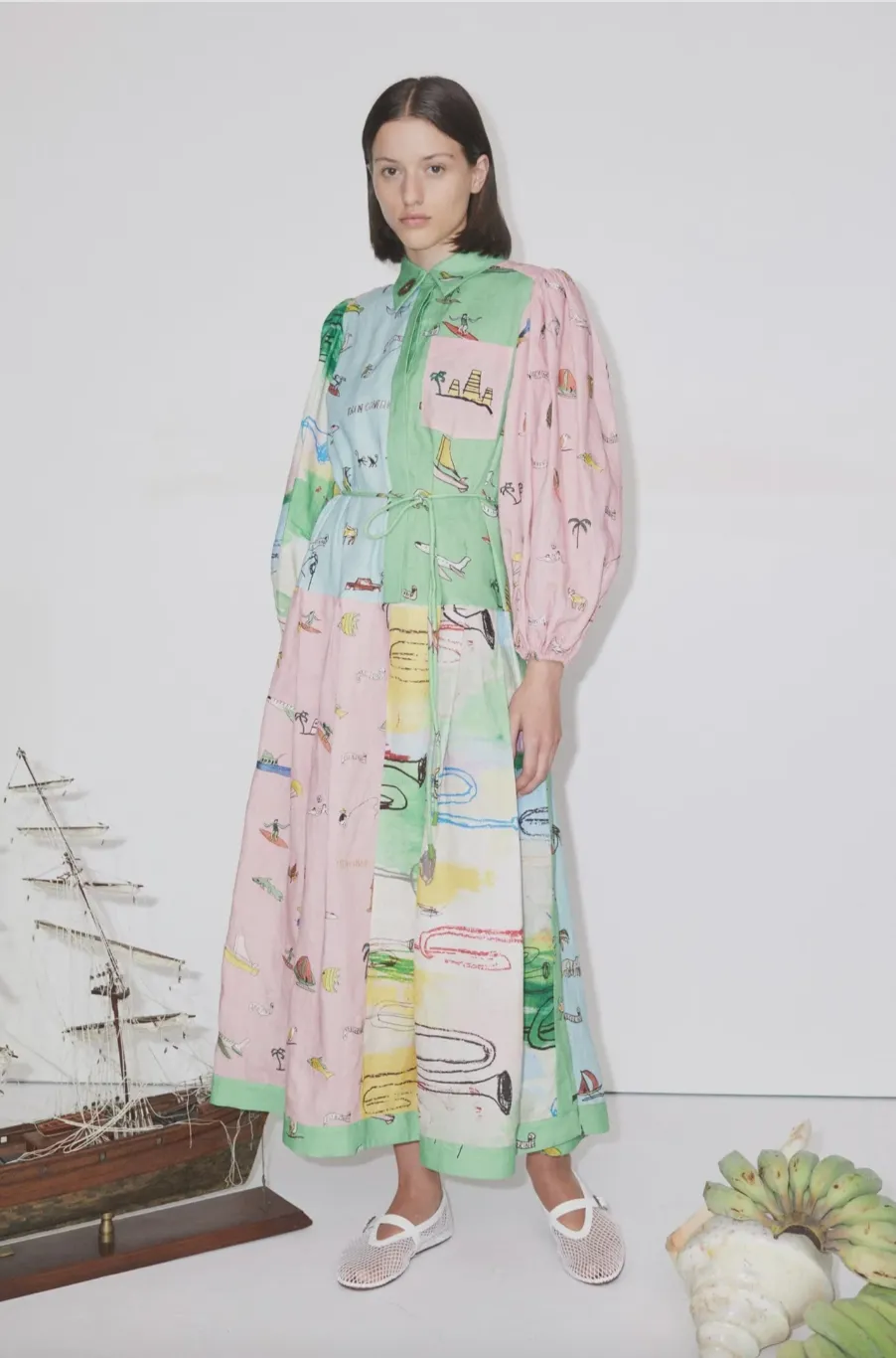 Alémais Jet Shirtdress