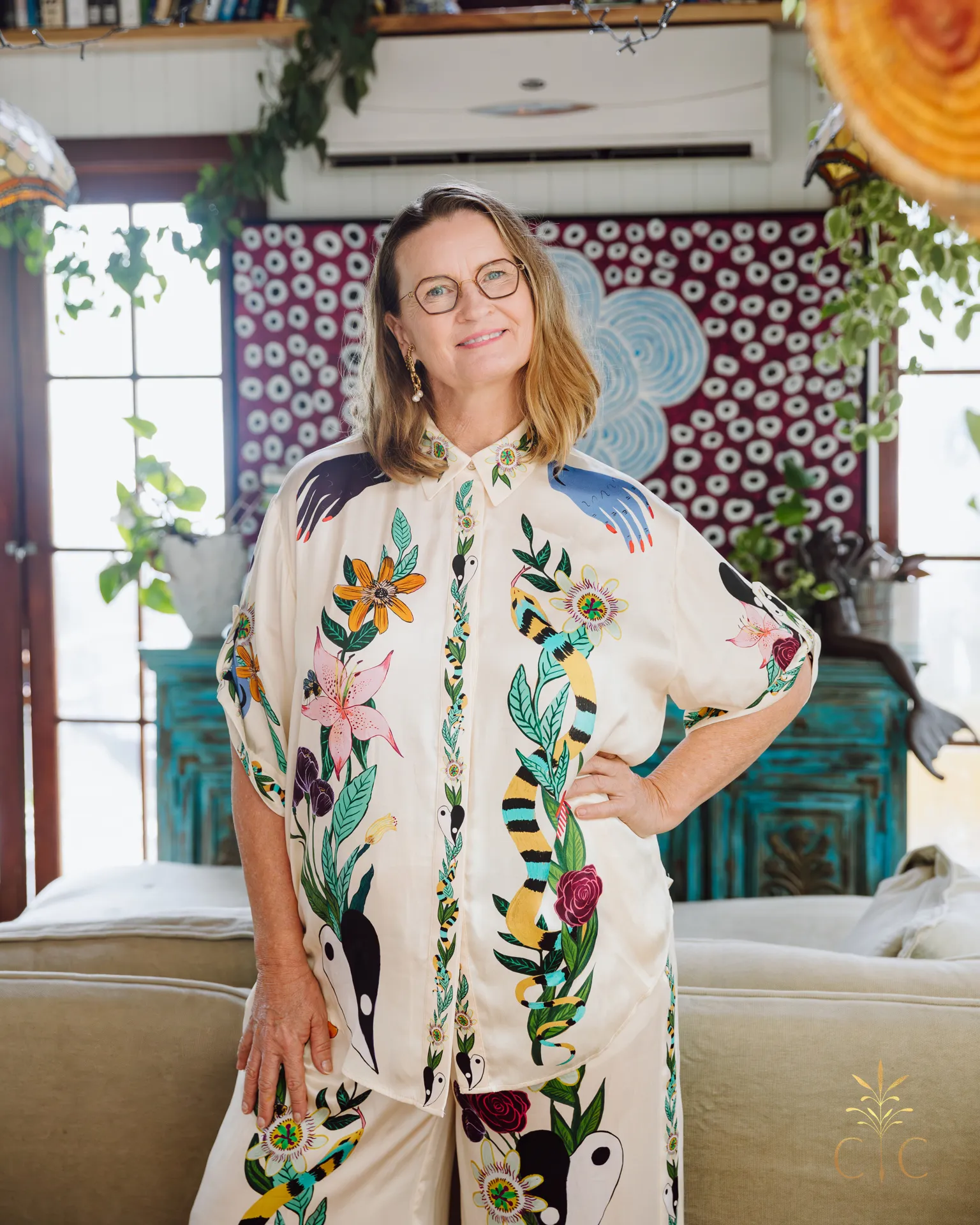 Alémais Meagan Oversized Silk Shirt