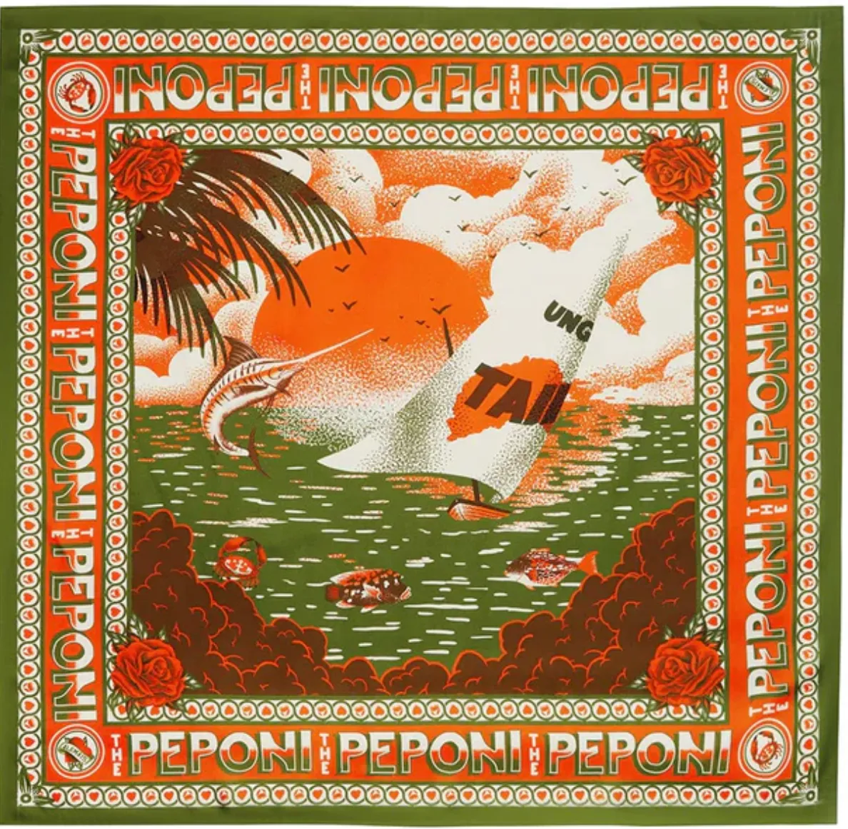 Alémais Bungalow Silk Scarf 