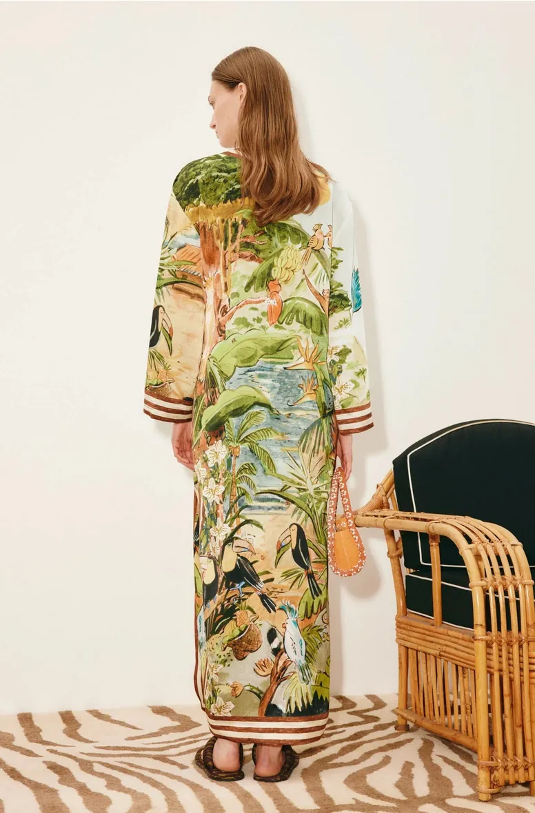 Alémais Toucan Tango Silk Midi 