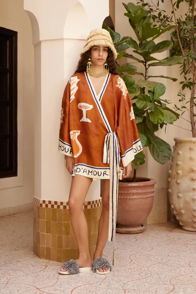 Alémais Soleil D'Amour Wrap Dress