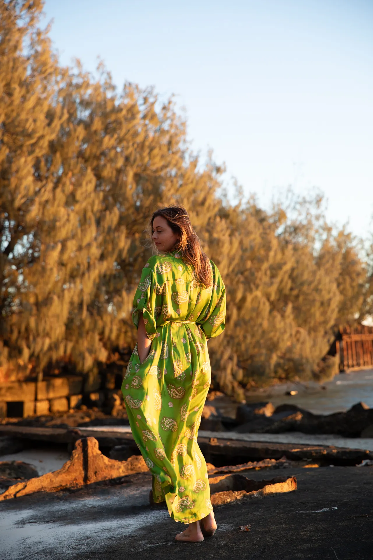 Alémais Dice Silk Shirtdress