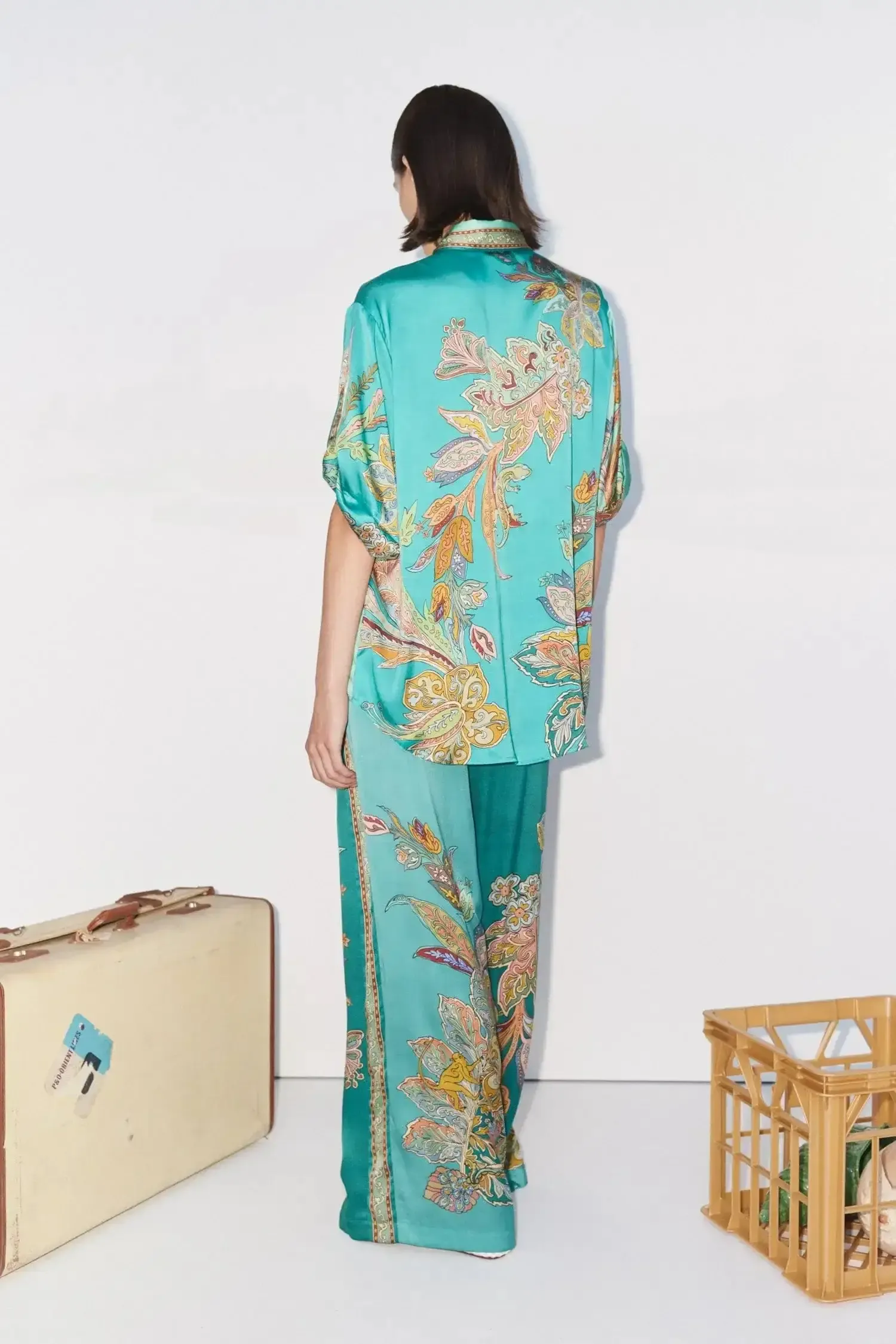 Alémais Franca Silk Set - Shirt and Pant