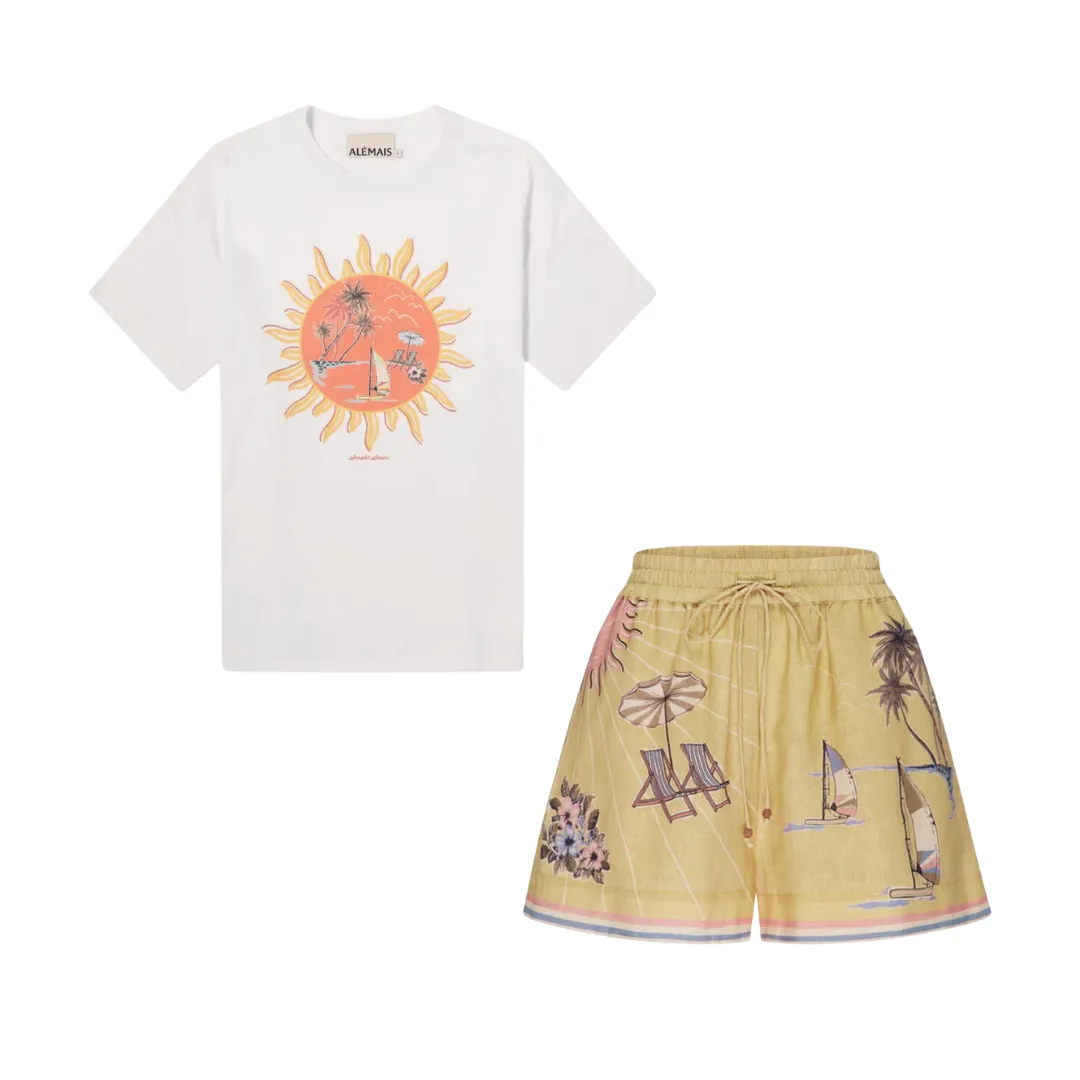 Alémais Sunset Shades Set - Tee and Short