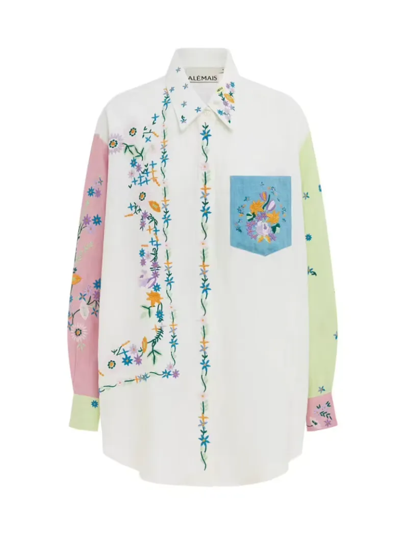 Alémais Willa Embroidered Shirt