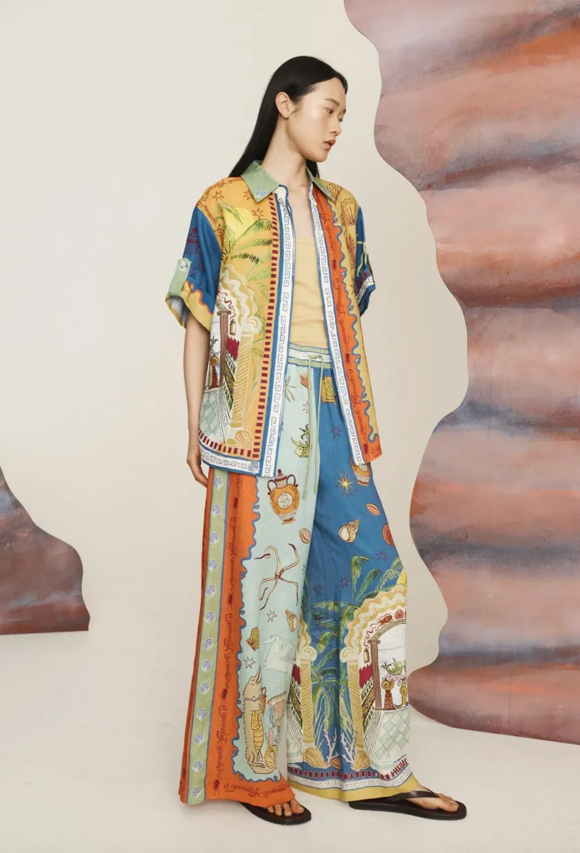 Alémais Surrealist Summer Set - Shirt & Pant