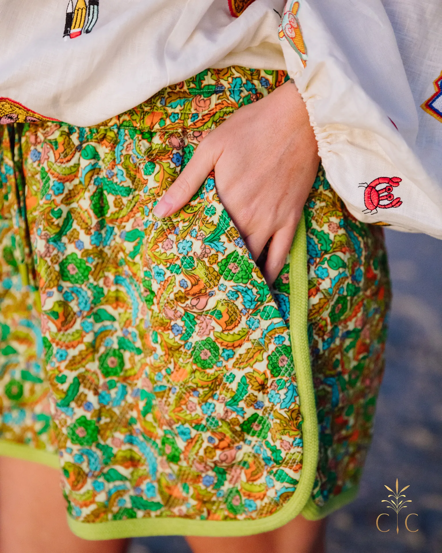 Alémais Harmonia Quilted Short 