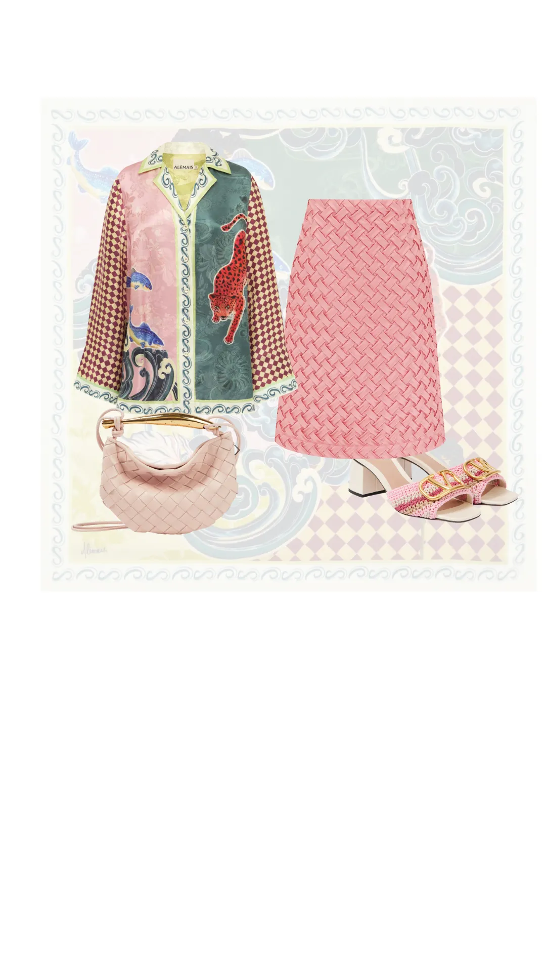 Alémais Rochester and Inez Set - Shirt and Skirt