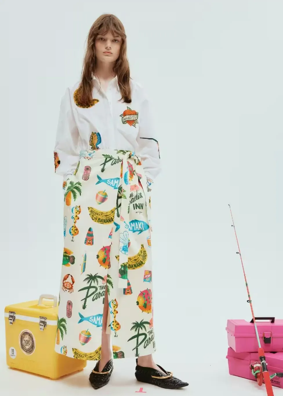 Alémais Samaki Wrap Skirt