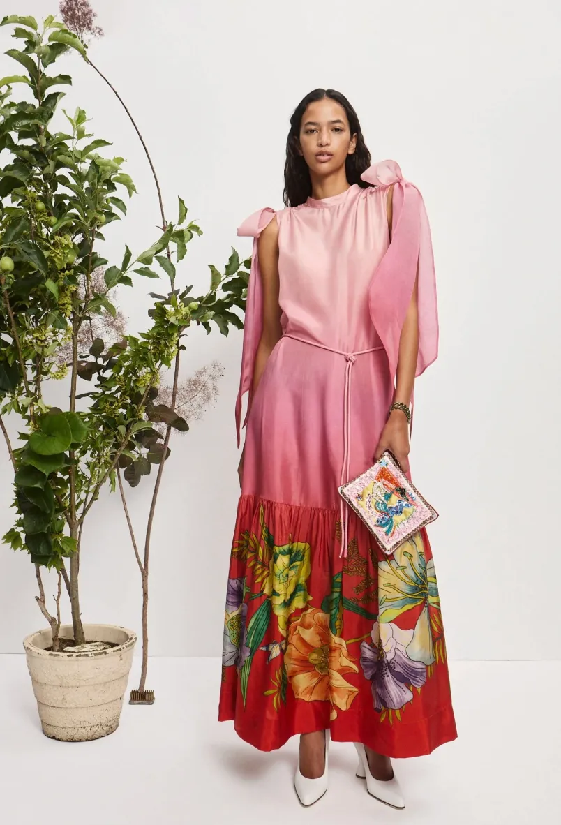 Alémais Inez  Silk Gown