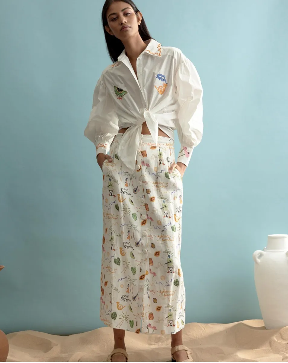 Alémais Golden Hands Set - Shirt and Skirt