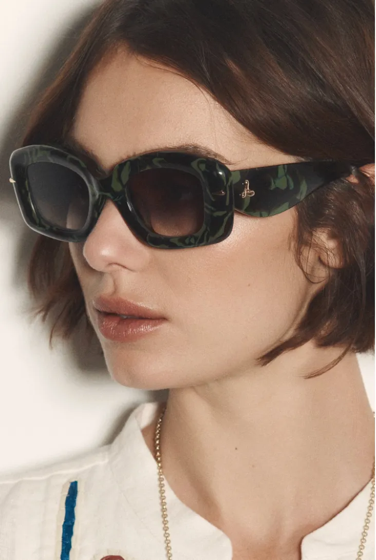 Alémais x Le Specs Celestina Jade Marble