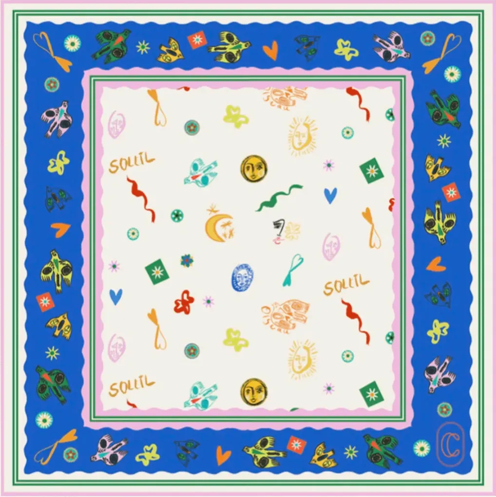 Alémais  x Cancer Chicks Silk Scarf