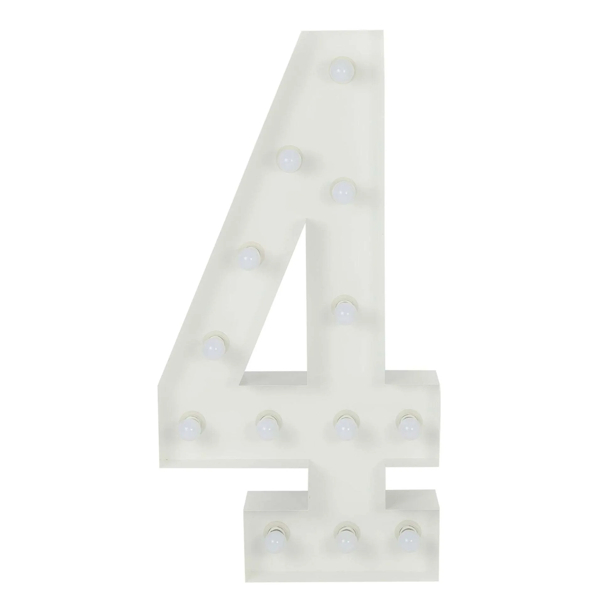 4 - Marquee Number 