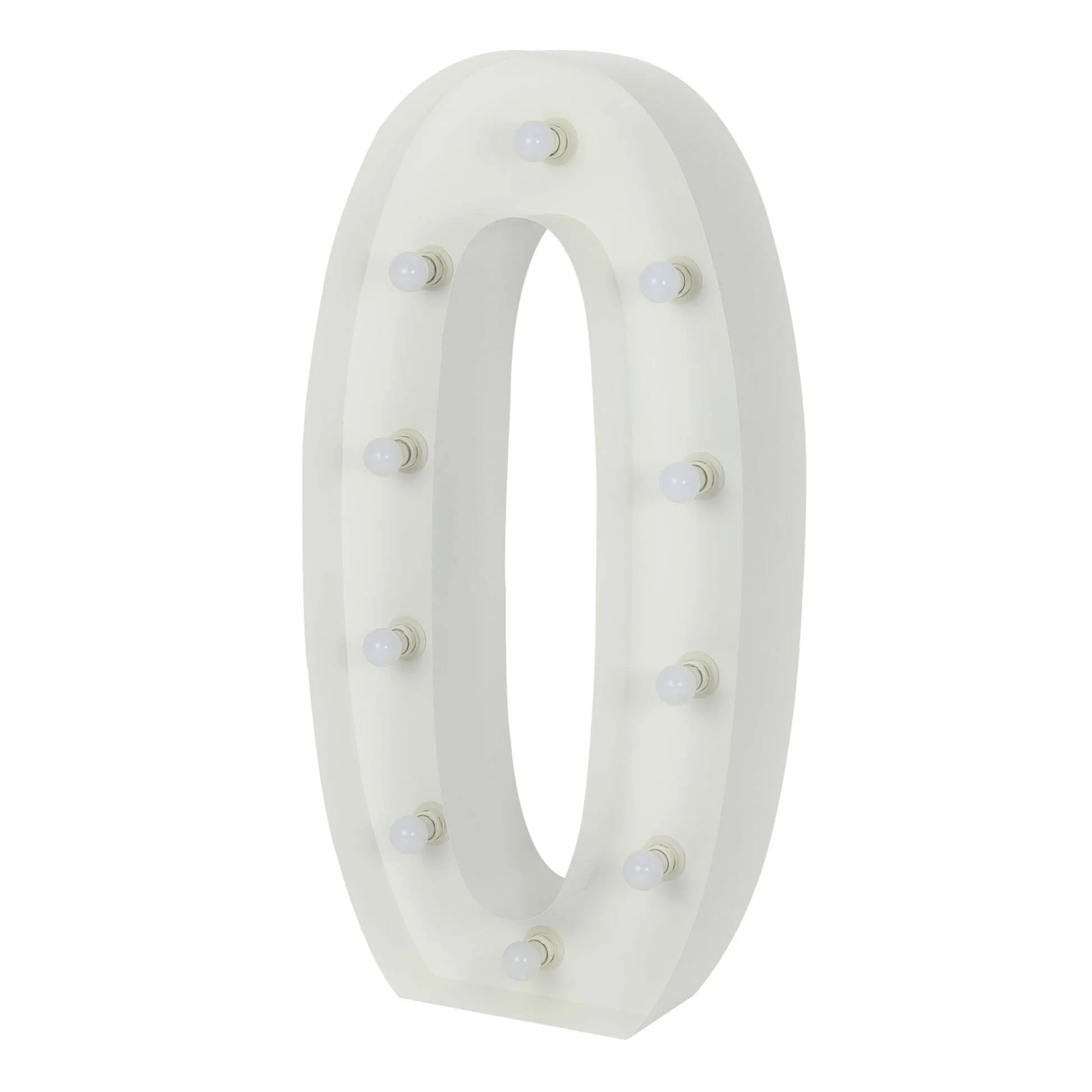 O - Marquee Letter